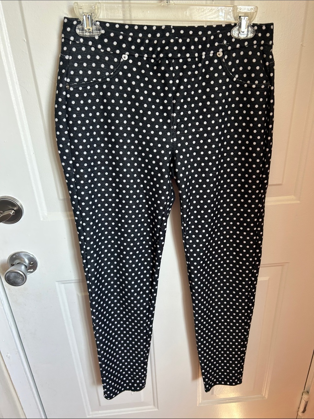 MICHAEL Michael Kors Black and White Polka Dot Pants